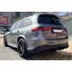 Задний диффузор с насадками BlackEdition (дизайн GLS63) для Mercedes GLS X167