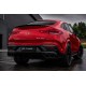 Задний диффузор с насадками Black (дизайн GLE63) для Mercedes GLE coupe C167 2019- гг