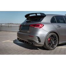 Задний диффузор с насадками на выхлоп (Дизайн A45 HB) для Mercedes A-class W177 2018- гг