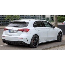 Задній дифузор з насадками (Дизайн A35 HB) для Mercedes A-class W177 2018- рр
