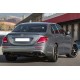Задний диффузор с насадками Black (для AMG/AMG-Line, Дизайн E63 2016-2020) для Mercedes E-сlass W213