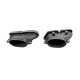 Задний диффузор с насадками Black (для AMG/AMG-Line, Дизайн E63 2016-2020) для Mercedes E-сlass W213