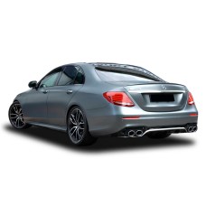 Задний диффузор с насадками на выхлоп (Дизайн E53) для Mercedes E-сlass W213 2016-2023 гг