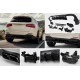 Задний диффузор с насадками Black (Дизайн AMG63) для Mercedes GLC X253 2015-2022 гг
