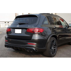 Задний диффузор с насадками (Дизайн AMG43) для Mercedes GLC X253