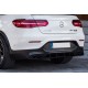 Задний диффузор с насадками Black (Дизайн AMG63) для Mercedes GLC coupe C253 2016-2023 гг