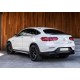 Задний диффузор с насадками Black (Дизайн AMG63) для Mercedes GLC coupe C253 2016-2023 гг