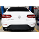 Задний диффузор с насадками на выхлоп (Дизайн AMG43) для Mercedes GLC coupe C253 2016-2023 гг