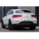 Задний диффузор с насадками на выхлоп (Дизайн AMG43) для Mercedes GLC coupe C253 2016-2023 гг