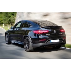 Задний диффузор с насадками (Дизайн AMG43) для Mercedes GLC coupe C253