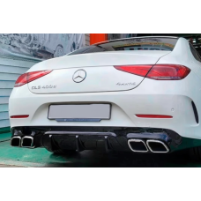 Задний диффузор с насадками на выхлоп (Дизайн GT63) для Mercedes CLS C257 2018- гг