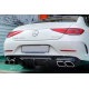 Задний диффузор с насадками на выхлоп (Дизайн GT63) для Mercedes CLS C257 2018- гг