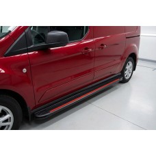 Бокові пороги Maya Red (2 шт., Алюміній) Максі база для Ford Connect 2021- рр