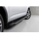 Боковые Подножки Allmond Black (2 шт., Алюминий) Стандартная база для Ford Connect 2021- гг