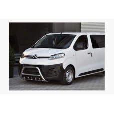 Кенгурятник WT003 (нерж) для Opel Zafira Life 2019- рр