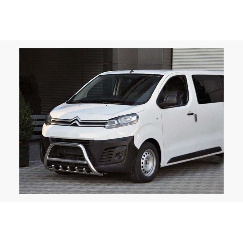 Кенгурятник WT003 (нерж) для Opel Zafira Life 2019- рр