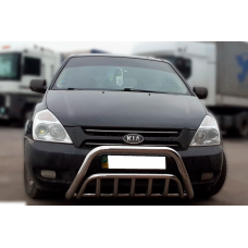 Передня дуга WT002 (2006-2013, нерж.) для Kia Carnival рр