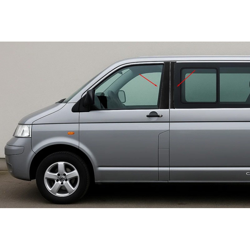 Накладки на дверні стійки EuroCap для Volkswagen T5 Caravelle 2004-2010 рр