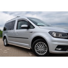 Вітровики з хромом Niken Luxury (2 шт) для Volkswagen Caddy 2015-2020 рр