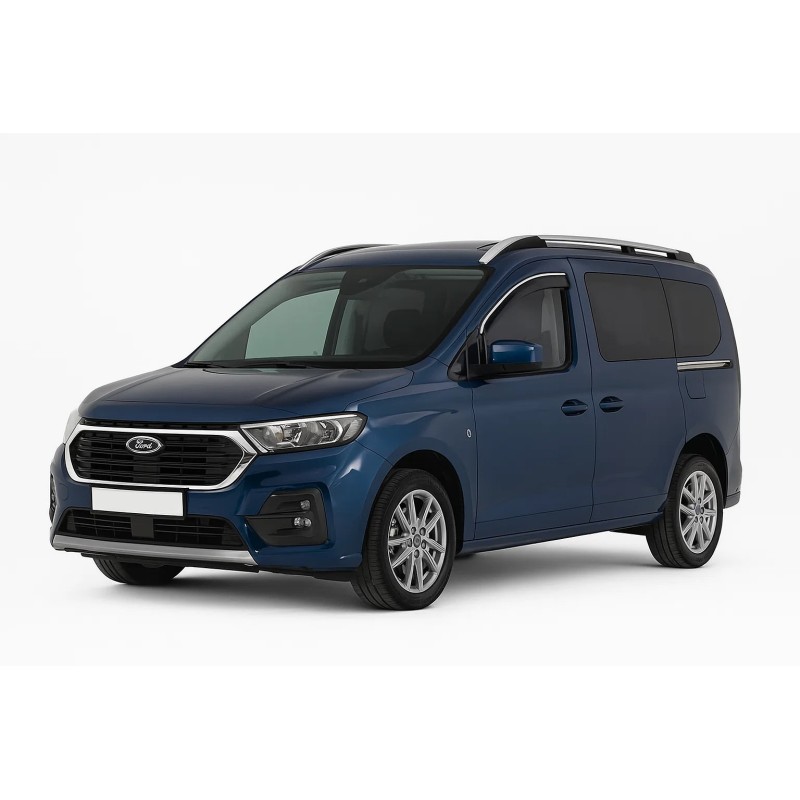 Ветровики с хромом Niken Luxury (2 шт) для Ford Connect 2021- гг