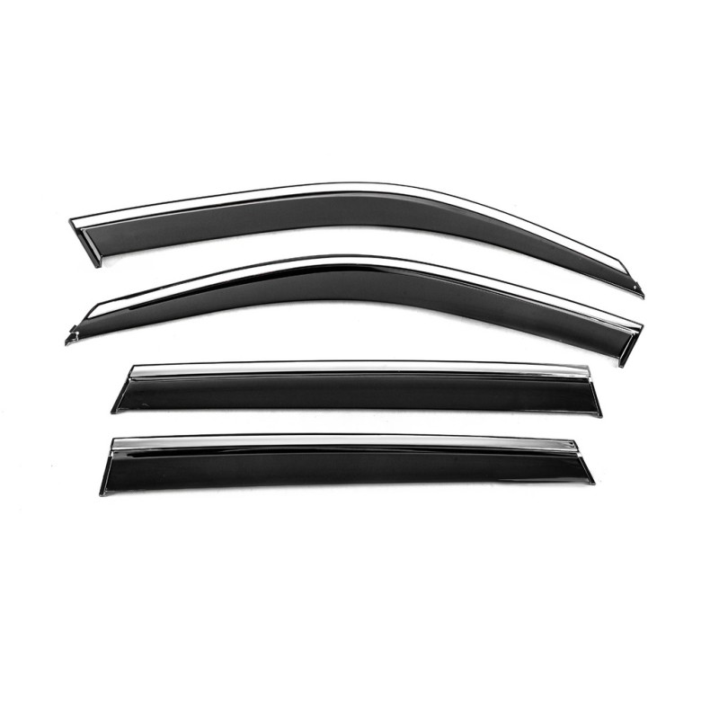 Ветровики с хромом Niken Luxury (4 шт) для BMW X5 F-15 2013-2018 гг