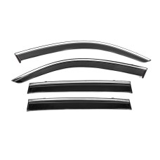 Вітровики з хромом Niken Luxury (4 шт) для BMW X3 F-25 2011-2018 рр