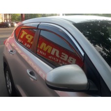 Ветровики с хромом Niken Luxury (4 шт) для Hyundai Tucson TL 2016-2021 гг