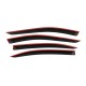 Ветровики с хромом Niken Luxury (Long, 4 шт) для Mercedes S-сlass W221