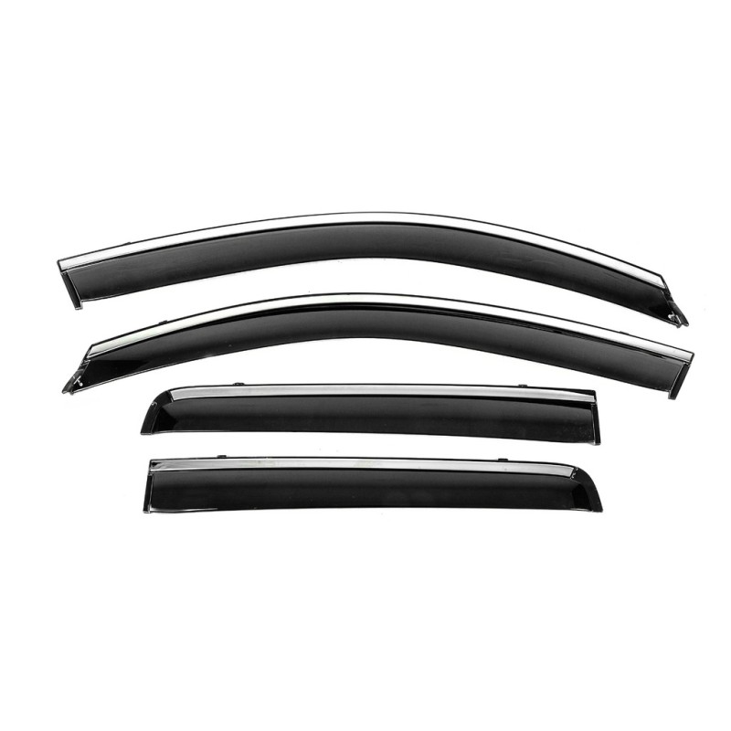 Вітровики з хромом Niken Luxury (4 шт) для Mitsubishi Outlander 2006-2012 рр
