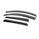 Вітровики з хромом Niken Luxury (4 шт) для Nissan Qashqai 2007-2010 рр