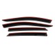Ветровики с хромом Niken Luxury (4 шт) для Nissan Ariya
