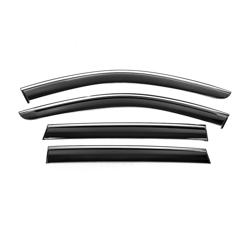 Вітровики з хромом Niken Luxury (4 шт) для Subaru Outback 2009-2014 рр