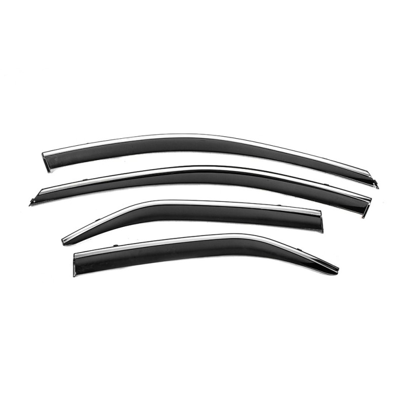 Вітровики з хромом Niken Luxury (2011-2018 EU / 2011-2014 USA, 4 шт) для Toyota Camry 2011-2018 рр
