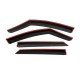 Ветровики с хромом Niken Luxury (4 шт) для Volkswagen ID.3