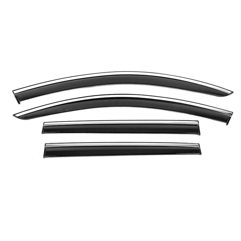 Вітровики з хромом Niken Luxury (SW, 4 шт) для Volkswagen Passat B6 2006-2012рр
