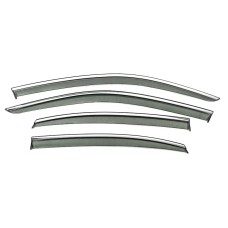 Ветровики с хромом Niken Luxury (4 шт) для Volkswagen Passat B9 2023- гг
