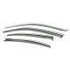 Ветровики с хромом Niken Luxury (4 шт) для Volkswagen Passat B9 2023- гг
