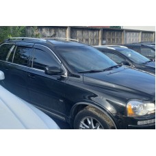 Ветровики с хромом Niken Luxury (4 шт) для Volvo XC90 2002-2014 гг