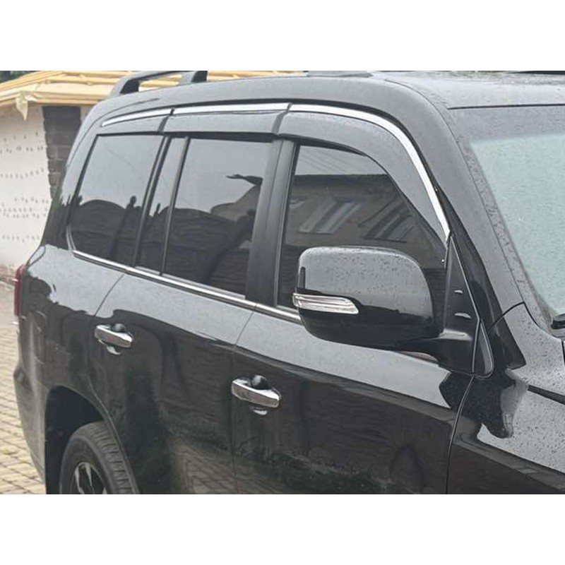 Вітровики з хромом Niken Luxury (2008-2015, 6 шт) для Lexus LX570/450d
