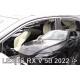 Вітровики вставні Niken Luxury (4 шт) для Lexus RX 2022- рр