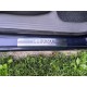 Накладки на пороги OmsaLine (4 шт., нерж.) для Renault Laguna 2001-2007 рр