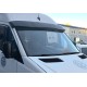 Козырек на лобовое стекло V-3 (черный глянец, 5мм) для Mercedes Sprinter W906 2006-2018 гг