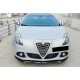 Передня Lip накладка DPT (ABS, чорний глянець, 3шт) для Alfa Romeo Giulietta