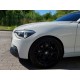 Передняя Lip накладка DPT V-1 (для M Performance, черный глянец, 2 шт) для BMW 1 серия F20/21 2011-2019 гг