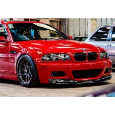 Передня Lip накладка DPT (Для M3, чорний глянець) для BMW 3 серія E-46 1998-2006 рр