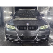 Передняя Lip накладка DPT (для E90 M-Sport 2005-2008, черный глянец) для BMW 3 серия E-90/91/92/93