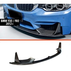 Передняя Lip накладка DPT V-3 (для M3 F80, черный глянец) для BMW 3 серия F-30/31/34 2012-2019 гг