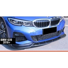 Передня Lip накладка DPT V-1 (Для M Technic, чорний глянець) для BMW 3 серія G20/21 2018- рр