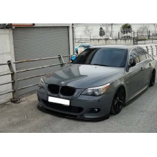 Передня Lip накладка DPT (Для M Sport/M Technic Hamann чорний глянець) для BMW 5 серія E-60/61 2003-2010 рр