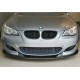 Передня Lip накладка DPT (З плавниками, для M5 Hamann, чорний глянець) для BMW 5 серія E-60/61 2003-2010 рр